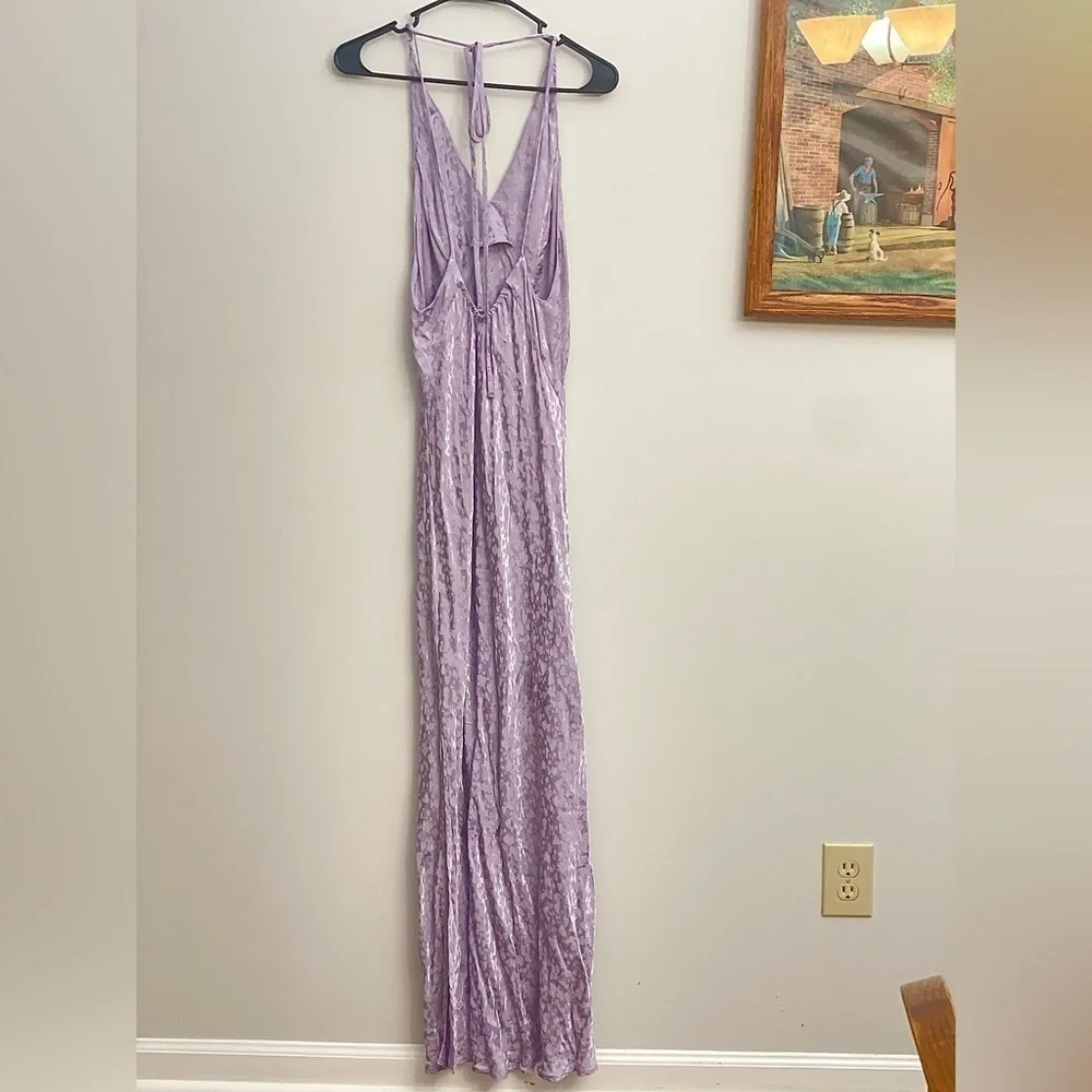 NEW TOPSHOP Heart Jacquard Satin Slip Dress Size 8 NWOT - Picture 6 of 10